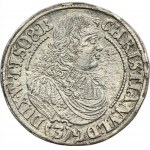 Silesia, Duchy of Oels, Christian Ulrich I, 3 Kreuzer Bernstadt 1678 FCV - VERY RARE