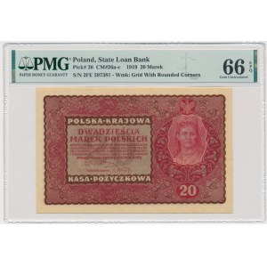 20 marek 1919 - II Serja FE - PMG 66 EPQ