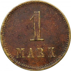 Silesia, Militsch, Schloss Brauerei, Token 1 mark - RARE