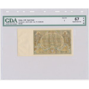 10 złotych 1929 - Ser.FH. - GDA 67 EPQ