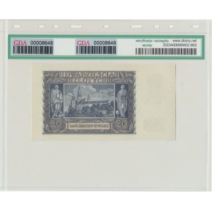 20 złotych 1940 - L - GDA 66 EPQ