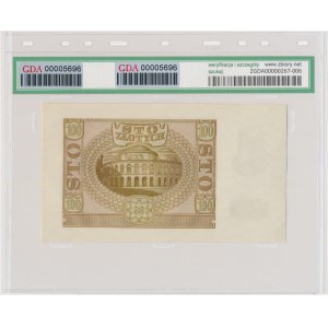 100 złotych 1940 - D - GDA 66 EPQ