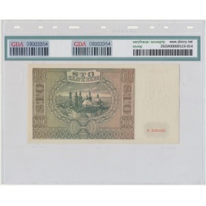 100 złotych 1941 - A - GDA 65 EPQ