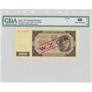 500 złotych 1948 - WZÓR - CC - GDA 66 EPQ