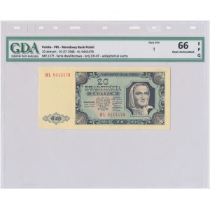 20 złotych 1948 - HL - GDA 66 EPQ