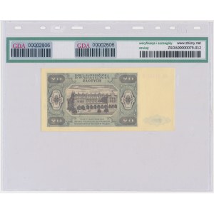 20 złotych 1948 - HL - GDA 66 EPQ