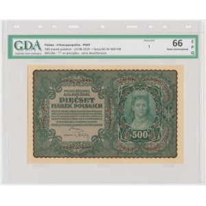 500 marek 1919 - I Serja BG - GDA 66 EPQ