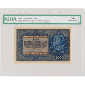 100 marek 1919 - IH Serja M - GDA 66 EPQ