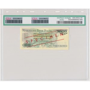 5.000 złotych 1982 - WZÓR - A 0000000 - No. 0175 - GDA 66 EPQ