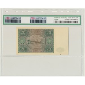 20 złotych 1946 - A - GDA 55 EPQ