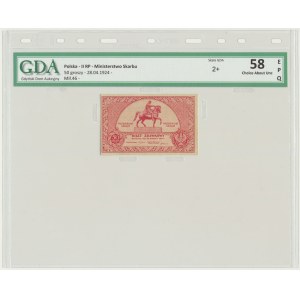 50 groszy 1924 - GDA 58 EPQ