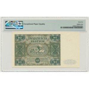 20 złotych 1947 - B - PMG 66 EPQ