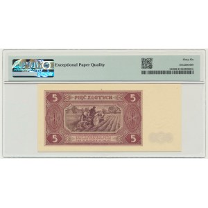 5 złotych 1948 - E - PMG 66 EPQ
