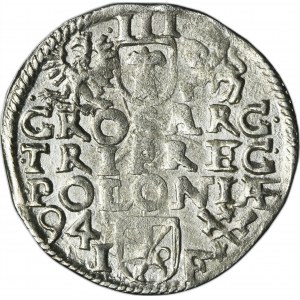 Sigismund III Vasa, 3 Groschen Posen 1594