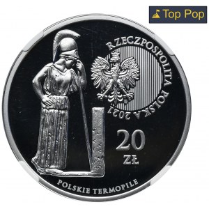 20 złotych 2021 Polskie Termopile - Dytiatyn - NGC PF70 ULTRA CAMEO