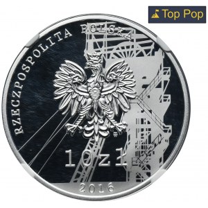 10 złotych 2016 35 rocznica pacyfikacji kopalni Wujek - NGC PF70 ULTRA CAMEO