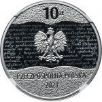 10 złotych 2021 100. rocznica Konstytucji Marcowej - NGC PF70 ULTRA CAMEO
