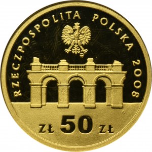 50 złotych 2008 90. Rocznica Odzyskania Niepodległości - GCN PR70