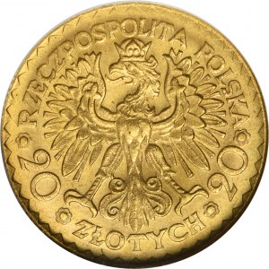 20 złotych 1925 Chrobry - NGC MS64