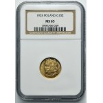 10 złotych 1925 Chrobry - NGC MS65