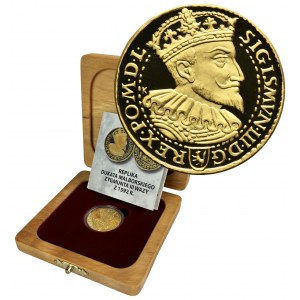 REPLIKACE, Zikmund III Vasa, Ducat Malbork 1592