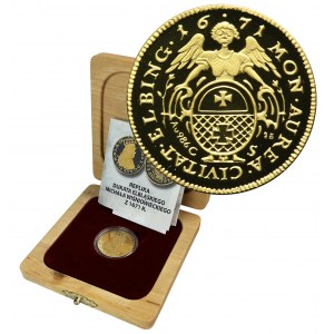 REPLIKACE, Michał Korybut, Ducat Elbląg 1671