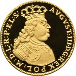 REPLIKACE, August III Sas, Ducat Gdansk 1734