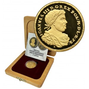 REPLICATION, John III Sobieski, Ducat Gdansk 1676