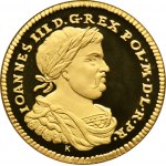 REPLICATION, John III Sobieski, Ducat Gdansk 1676