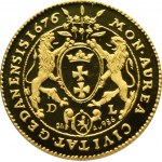 REPLICATION, John III Sobieski, Ducat Gdansk 1676