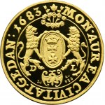 REPLICATION, John III Sobieski, Ducat Gdansk 1683