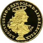 REPLIKACE, August II Silný, Ducat Leipzig 1703