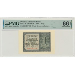 1 gold 1941 - BB - PMG 66 EPQ