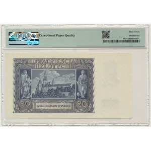 20 złotych 1940 - L - PMG 67 EPQ