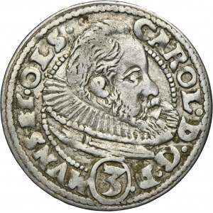 Silesia, Duchy of Münsterberg-Oels, Karl II, 3 Kreuzer Oels 1612