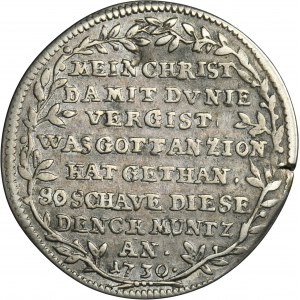 Germany, Duchy of Hohenlohe-Neuenstein-Öhringen, Johann Friedrich II, Groschen Nuremberg 1730