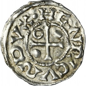 Germany, Bavaria, Regensburg, Heinrich II der Zänker, Denarius