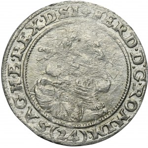 Silesia, Habsburg rule, Ferdinand II, 24 Kreuzer Breslau 1623 HT - UNLISTED