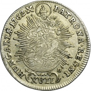 Hungary, Maria Theresa, 17 Kreuzer Kremnitz 1762 KB