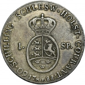 Denmark, Christian VII, Thaler Altona 1788 B MF