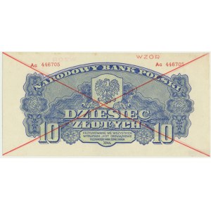 10 złotych 1944 ...owe - WZÓR - Ac 446...