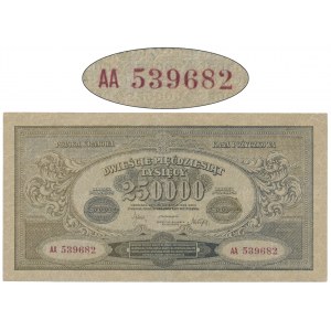 250.000 marek 1923 - AA - pierwsza seria