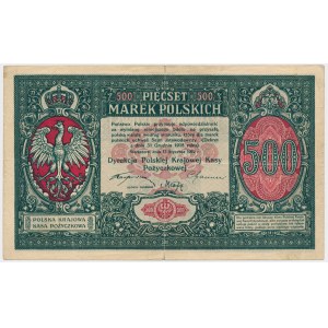 500 marek 1919 - Dyrekcja - ŁADNY