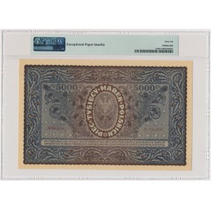 5.000 marek 1920 - III Serja A - PMG 66 EPQ