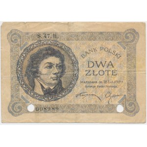 2 złote 1919 - S.47.B - fałszerstwo z epoki -