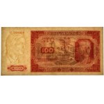 100 złotych 1948 - U - ILUSTROWANY W KATALOGU CZ.MIŁCZAKA - PMG 30