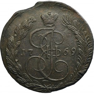 Russia, Catherine II, 5 Kopeck Jekaterinburg 1769 EM