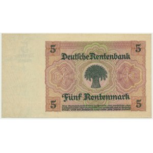 Germany, 5 Rentenmark 1926