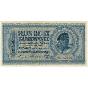 Ukraine, 100 Karbovanez 1942