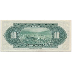 Mexico, El Banco de Hidalgo, 10 Pesos (1902-14)